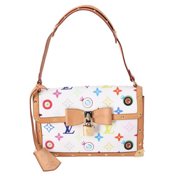 Louis Vuitton x Murakami Eye Miss You Pochette White Monogram Multicolore - Picture 1 of 8
